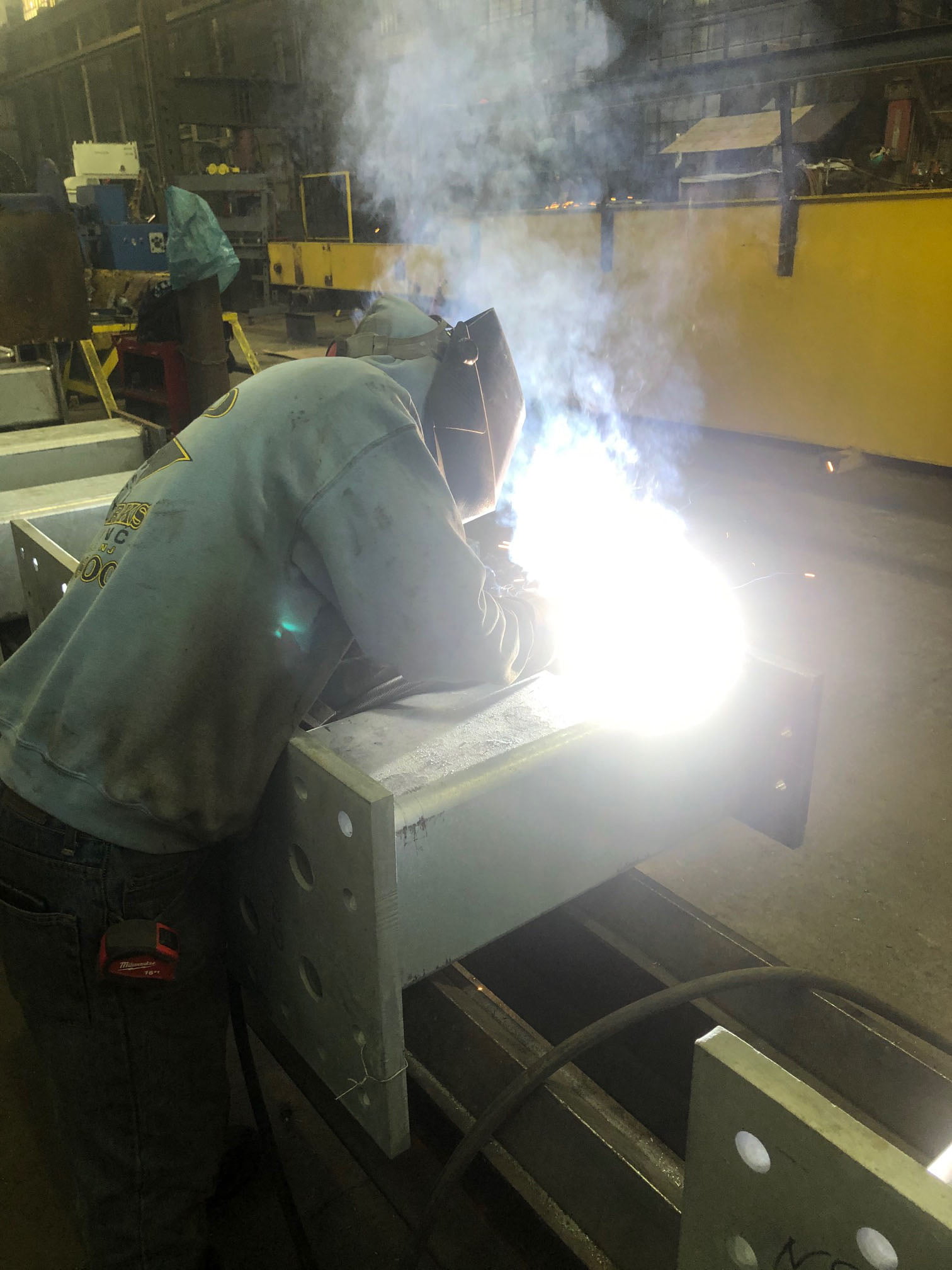 We offer full penetration welds from our fully certified welders.